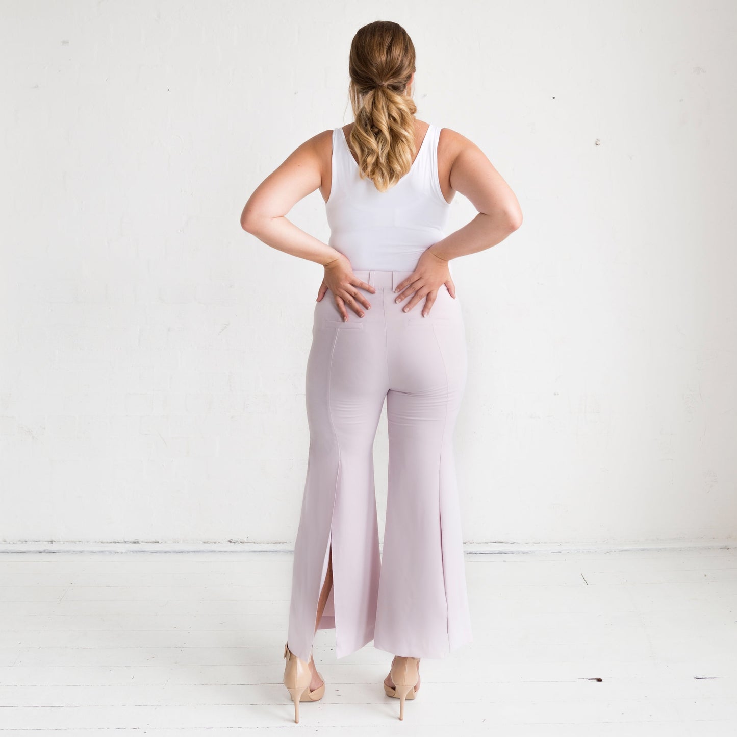 Dahlia Split Flare Pants - Ice Orchid - FINAL SALE