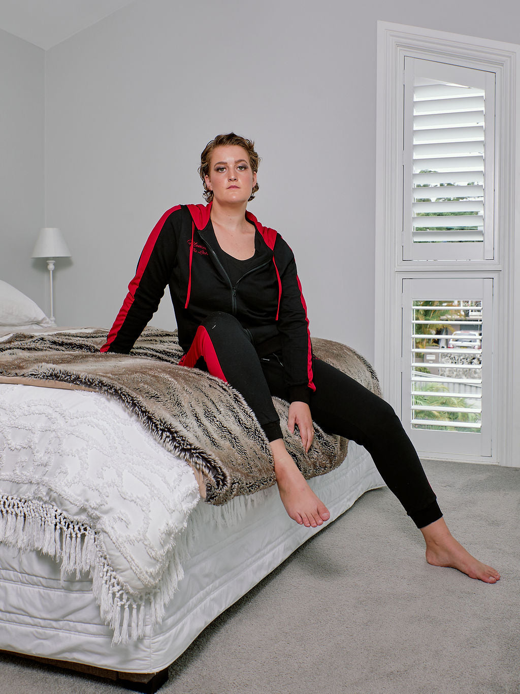 Sassy Tracksuit - Pant - Racy Red - FINAL SALE