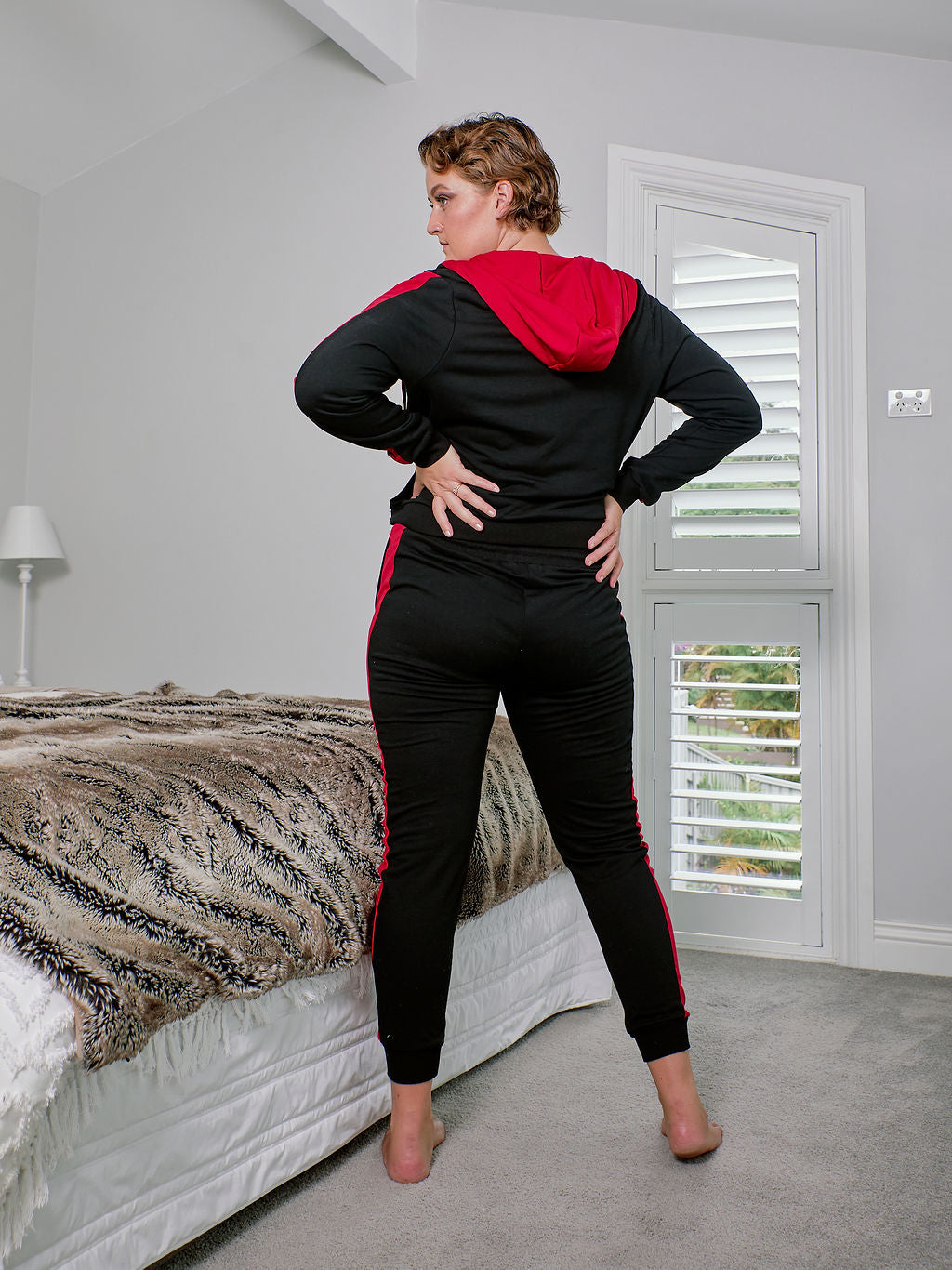 Sassy Tracksuit - Pant - Racy Red - FINAL SALE