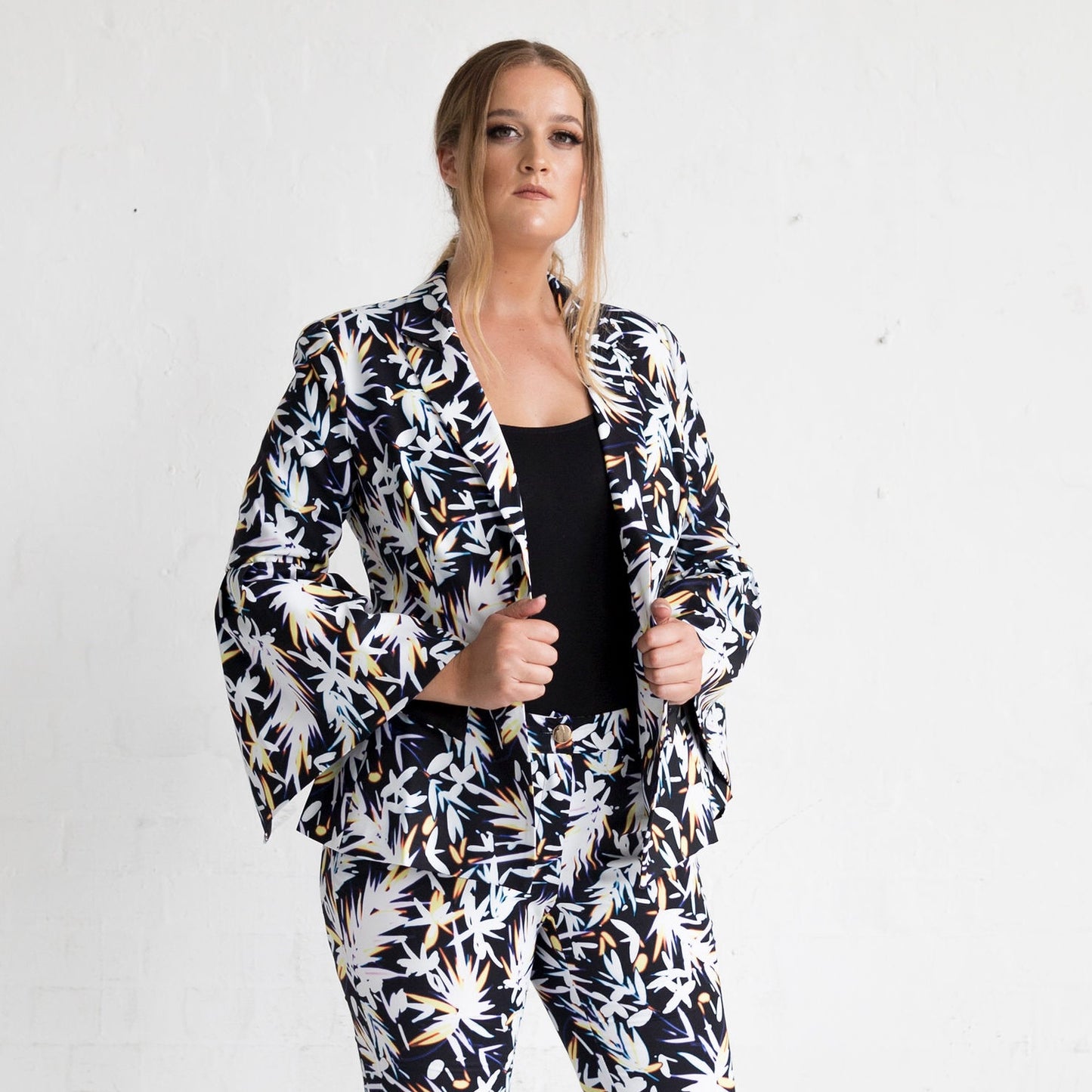 Orchid Jacket in Cosmos Print - FINAL SALE