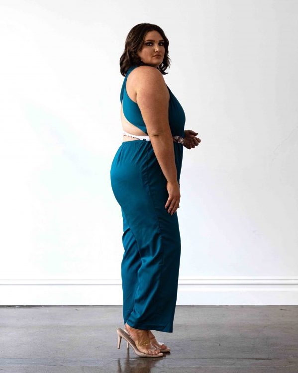 Miami Jumpsuit - Teal - FINAL SALE