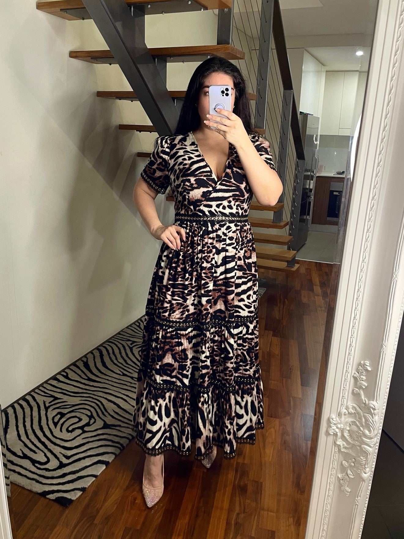 Venice Maxi Dress - Leopard