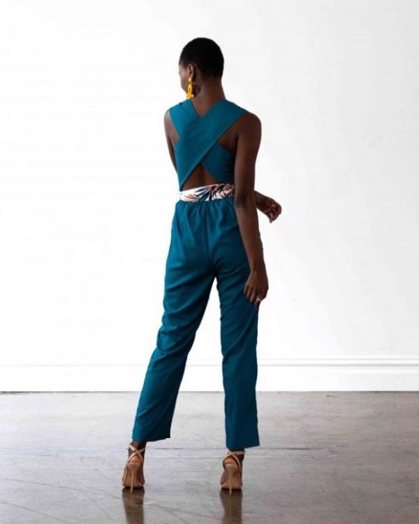 Miami Jumpsuit - Teal - FINAL SALE