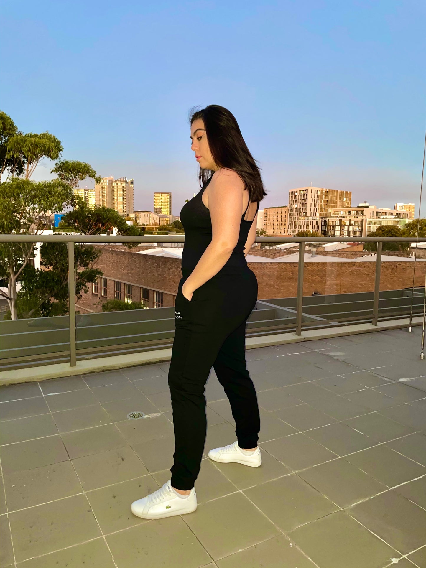 Good Vibes Trackies - Midnight Black - FINAL SALE