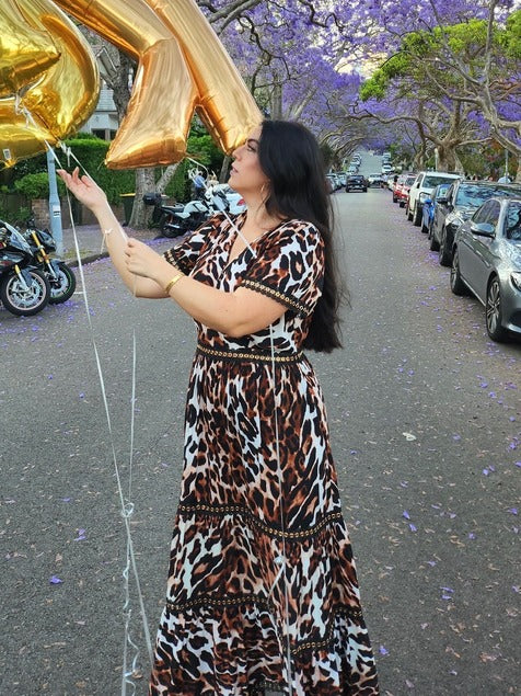 Venice Maxi Dress - Leopard II