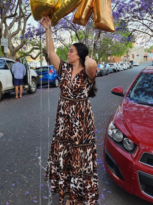 Venice Maxi Dress - Leopard II