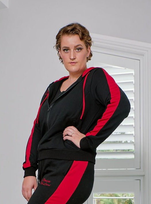 Sassy Tracksuit - Jacket - Racy Red - FINAL SALE