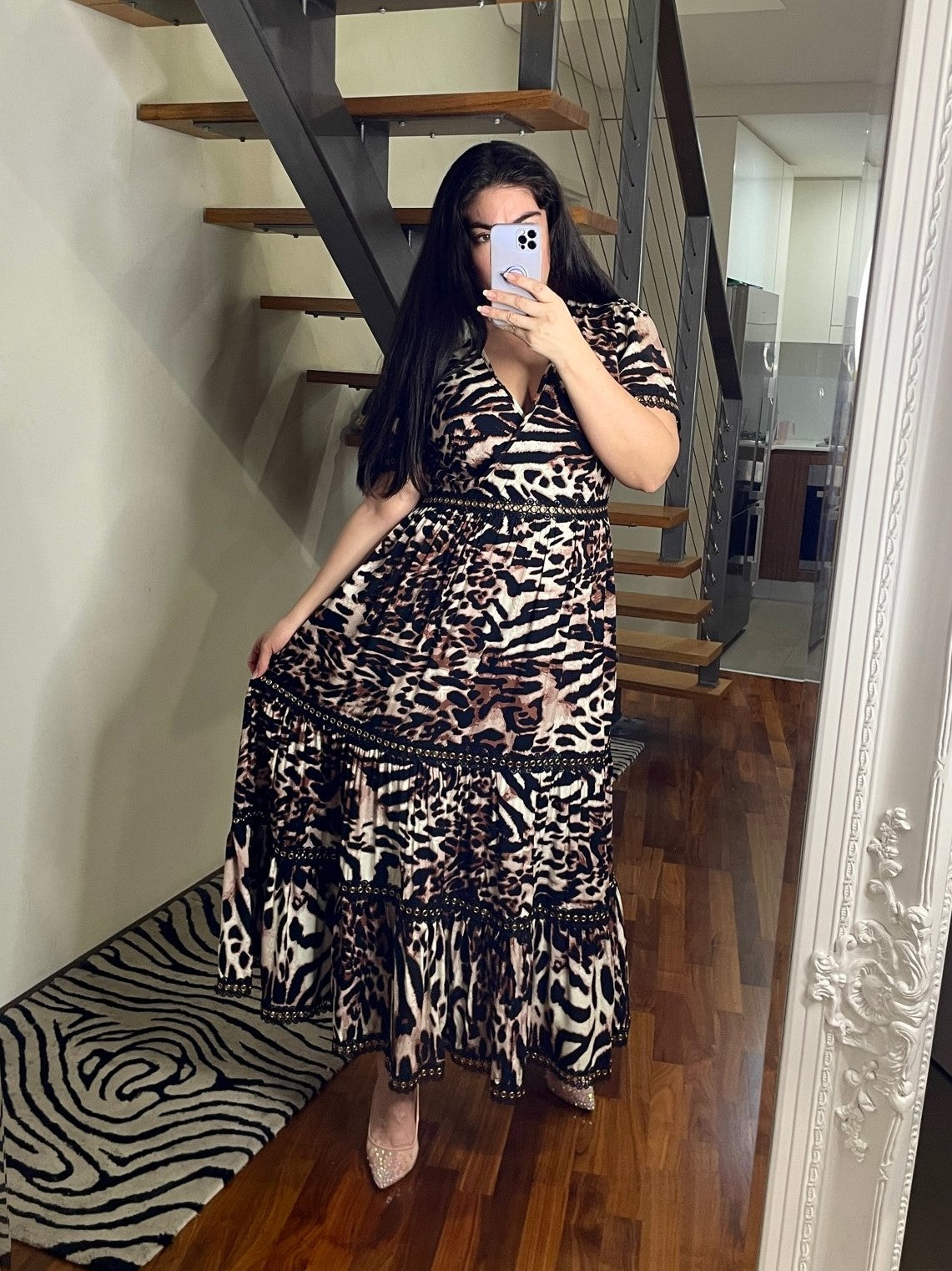 Venice Maxi Dress - Leopard